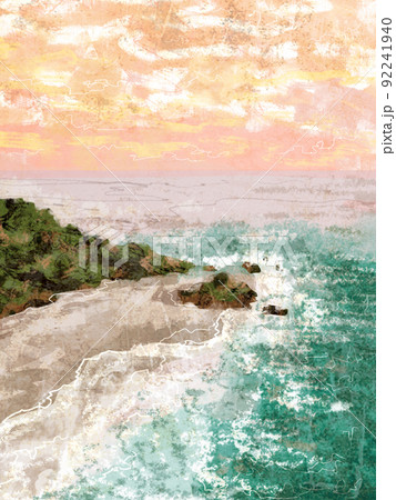 Boho Pink Sea with Waves Art Print. Abstract Minimal Background. Bohemian printable wall art, boho poster, pastel abstract art, landscape drawing, sea painting. Abstract Arrangements. Boho Pink Sea with Waves Art Print. Abstract Minimal Background. Bohemian printable wall art, boho poster, pastel abstract art, landscape drawing, sea painting. Abstract Arrangements. 92241940