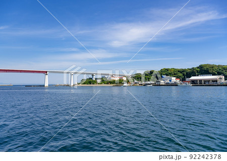 神奈川県三浦市三崎漁港 城ヶ島 城ヶ島大橋 神奈川県三浦市三崎漁港 城ヶ島 城ヶ島大橋 92242378