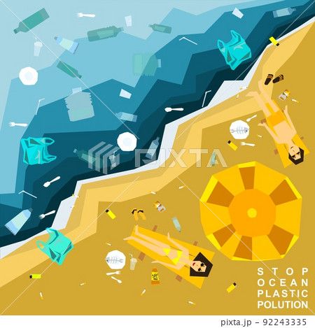 World oceans day, World Environment Day, Earth day, World Maritime Day concept vector illustration. World oceans day, World Environment Day, Earth day, World Maritime Day concept vector illustration. 92243335