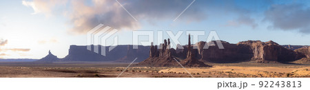 Desert Rocky Mountain American Landscape. Desert Rocky Mountain American Landscape. 92243813