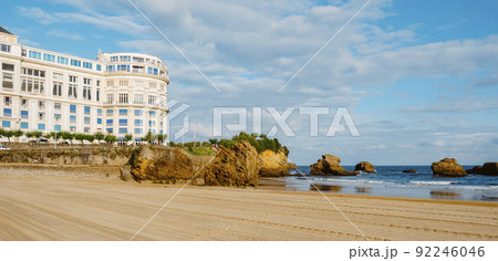 La Grande Plage beach in Biarritz La Grande Plage beach in Biarritz 92246046