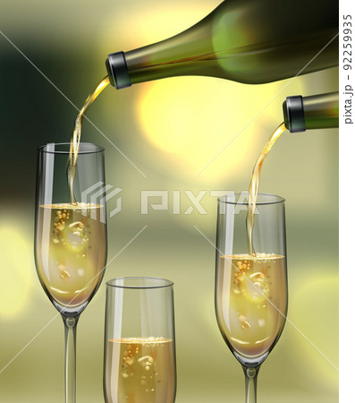 Glasses of champagne 92259935