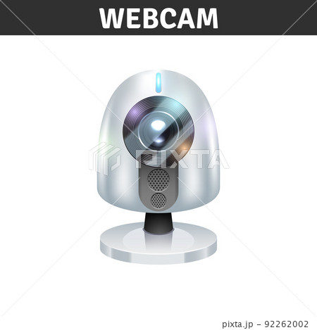 White Webcam Illustration White Webcam Illustration 92262002