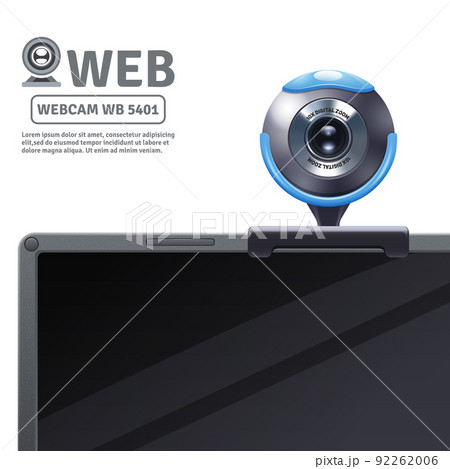 Webcam On Computer Illustration Webcam On Computer Illustration 92262006