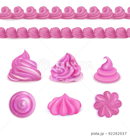 Whipped Cream Decorations Set 92262037