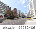 冬の長堀通り　心斎橋 92262486