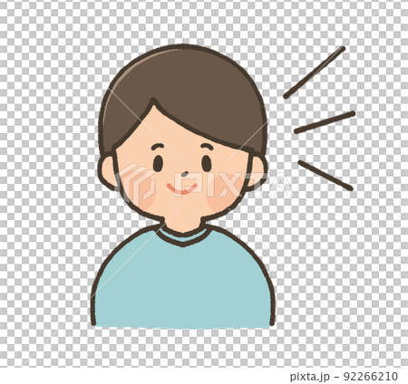 Facial expression illustrations for children and boys 92266210