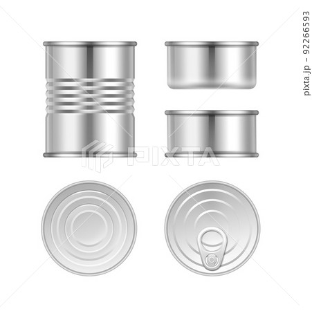 Vector set of canned goods Vector set of canned goods 92266593