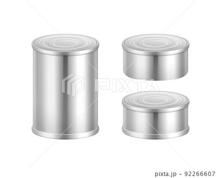 Vector set of canned goods Vector set of canned goods 92266607