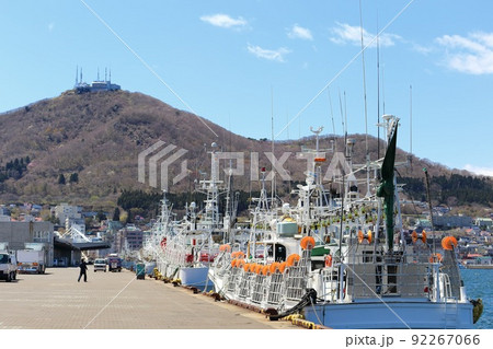 北海道　函館　港の風景 92267066