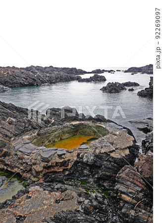屋久島の海岸露天風呂、湯泊温泉 92269097