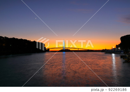 済州島 新しい燕郊 夜景 92269186