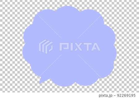 Pop and simple speech bubble separately 92269195