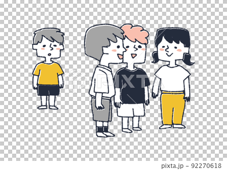 Out-of-group children Parents and staff dealing with problems that occur between children 92270618