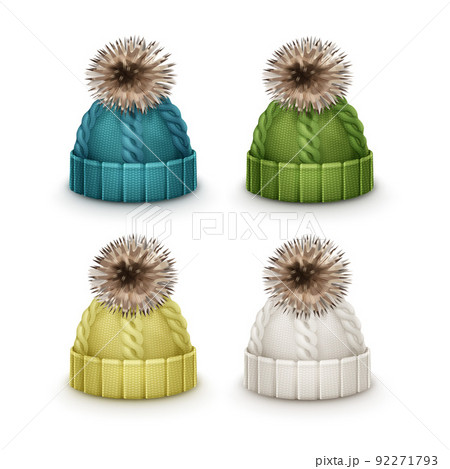 Set of knitted caps 92271793