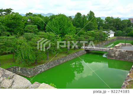 日本100名城・二条城 天守閣跡 日本100名城・二条城 天守閣跡 92274385