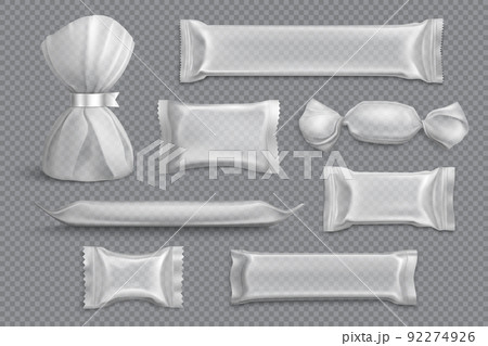 Candy Packaging Realistic Transparent 92274926