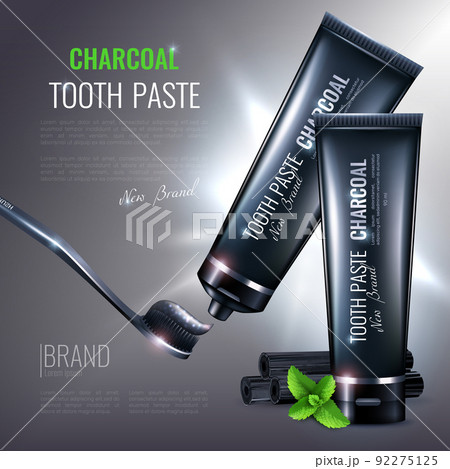 Charcoal Tooth Paste Poster Charcoal Tooth Paste Poster 92275125