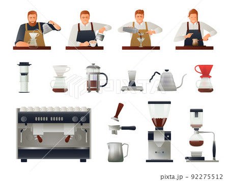 Barista And Coffee Set 92275512