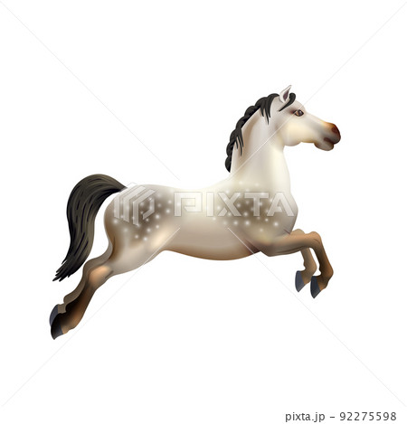 Carousel Horse Isolated 92275598
