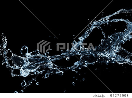 水しぶきのイラスト 水しぶきのイラスト 92275993