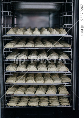 Many dumplings close-up. Dumplings isolate. Many dumplings close-up. Dumplings isolate. 92279067