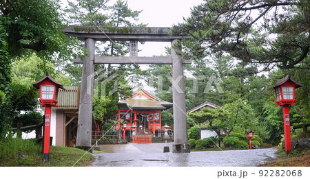 桜島　月読神社 92282068