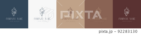 floral vintage nature feminine logo template brand 92283130