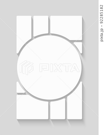 Template collage of nine frames, images, photo Template collage of nine frames, images, photo 92285182