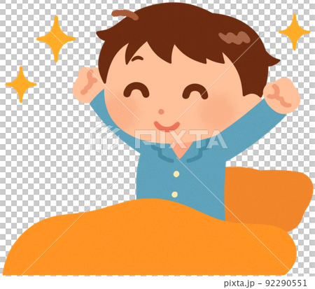 男孩起床（精力充沛） 92290551