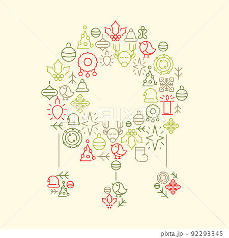 Christmas Icons Set Christmas Icons Set 92293345
