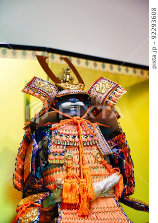 5月5日こどもの日 端午の節句のかっこいい五月人形 5月5日こどもの日 端午の節句のかっこいい五月人形 92293608