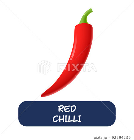 cartoon red chilli vegetables vector isolated on white background cartoon red chilli vegetables vector isolated on white background 92294239