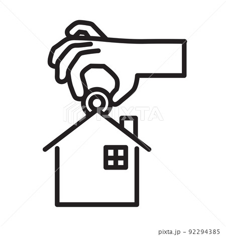 House piggy bank icon 92294385