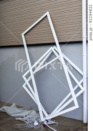 網戸の張替え　DIY　洗い 92294832