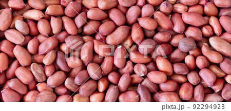 Mix of peanut kernels, close-up, top view, macro. Mix of peanut kernels, close-up, top view, macro. 92294923