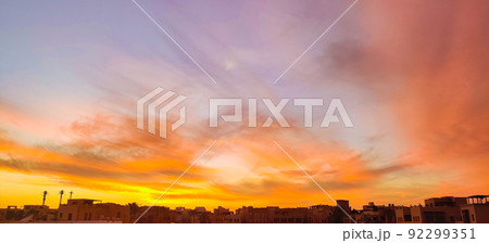 Colorful Sky at Sunset Colorful Sky at Sunset 92299351