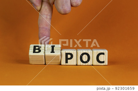 BIPOC or POC symbol. Words BIPOC, black, indigenous and people of color on wooden cubes. Beautiful orange background. Copy space. Business and BIPOC, black, indigenous and people of color concept. BIPOC or POC symbol. Words BIPOC, black, indigenous and people of color on wooden cubes. Beautiful orange background. Copy space. Business and BIPOC, black, indigenous and people of color concept. 92301659
