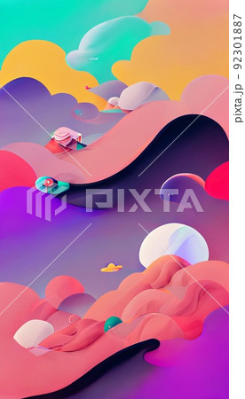 Colorful multicolored bright picture. Painted bright multicolored clouds. Abstract colorful background. Colorful multicolored bright picture. Painted bright multicolored clouds. Abstract colorful background. 92301887