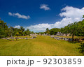 Ancient ruins of Maya in El Rey Archaeological Zone near Cancun, Yukatan, Mexico 92303859