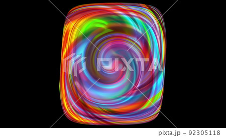 Square swirl of abstract whirlpool 92305118