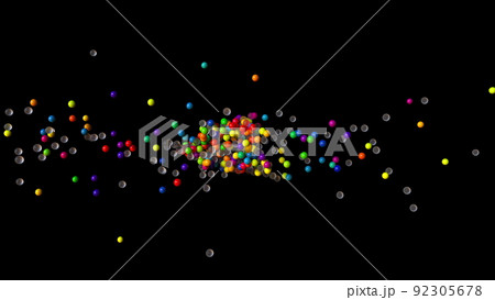 Random colored spheres Random colored spheres 92305678