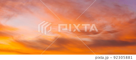 Colorful Sky at Sunset 92305881