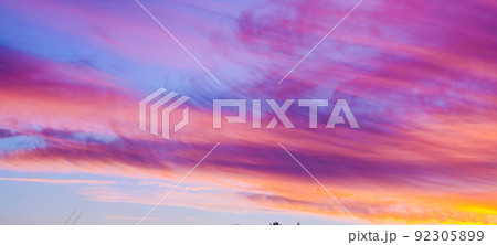 Colorful Sky at Sunset Colorful Sky at Sunset 92305899