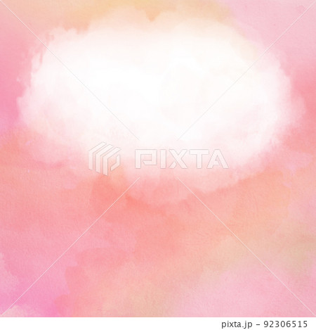 ピンク色の空と雲 92306515