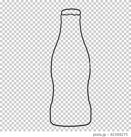 Bottle bottle line drawing 92309275