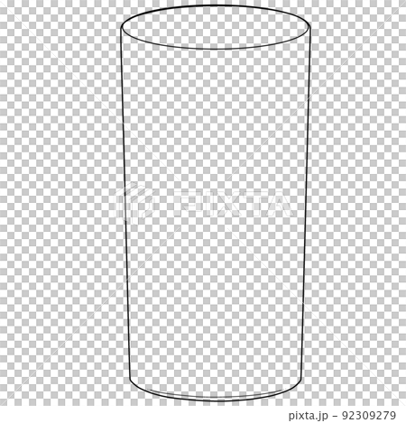 簡單的杯子線描 92309279