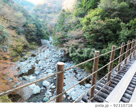 樅木吊橋 しゃくなげ橋 熊本県八代市泉町樅木 樅木吊橋 しゃくなげ橋 熊本県八代市泉町樅木 92310716