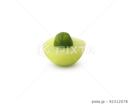 Indian gooseberry or Phyllanthus emblica With leaves, isolated on white background 92312078