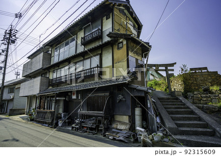 玉島の町並み　天満町界隈　岡山県倉敷市 92315609